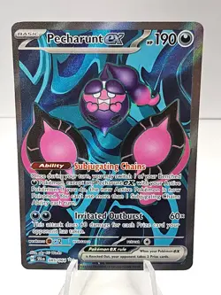Pokemon TCG Pecharunt EX Full Art Ultra Rare Holo Card 085/064 Shrouded Fable - Image 1