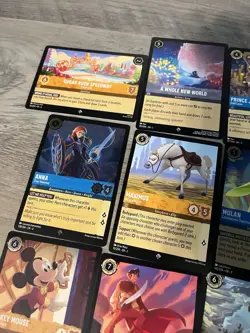 Disney Lorcana Super Rare and Legendary 28 Card Lot Cold Foil and Non-Foil NM - Image 2