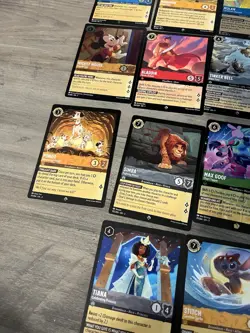 Disney Lorcana Super Rare and Legendary 28 Card Lot Cold Foil and Non-Foil NM - Image 3