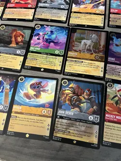 Disney Lorcana Super Rare and Legendary 28 Card Lot Cold Foil and Non-Foil NM - Image 4