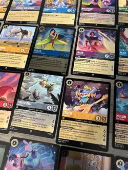 Disney Lorcana Super Rare and Legendary 28 Card Lot Cold Foil and Non-Foil NM - Image 5