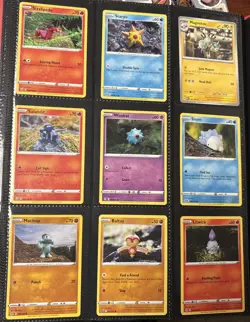 Yuka Morii Lot - 9 Pokemon TCG Cards NM EN Non Holo Binder Lot #3 - Image 1