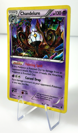 2014 Pokemon Chandelure 043/119 Stage 2 Blister Exclusives Holo Card - Image 4