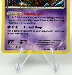 2014 Pokemon Chandelure 043/119 Stage 2 Blister Exclusives Holo Card - Image 5