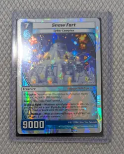 KAIJUDO HOLIDAY FOIL PROMO CARD 2013- SNOW FORT- NEVER PLAYED - Image 2