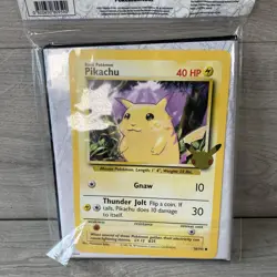 Pokemon Card 25th Anniversary First Partner Collector Binder Inc Jumbo Pikachu - Image 5