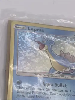 Pokemon TCG Lapras McDonald's 2019 Promos Holo Card 5/12 Sealed - Image 3