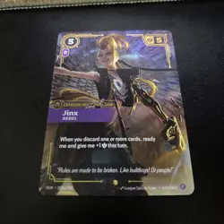 Jinx Rebel 202a/298 Alternate Art Card Riftbound TCG Origins Mint FAST P&P - Image 1
