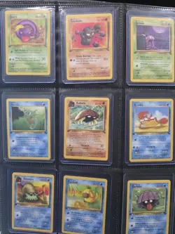 1st Edition Fossil Common & Uncommon 32 Card Complete Set 1999 Pokemon TCG Ex/NM - Image 3