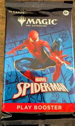 MTG Spider Man Play Booster Pack IN HAND SHIPS IMMEDIATELY - Image 2