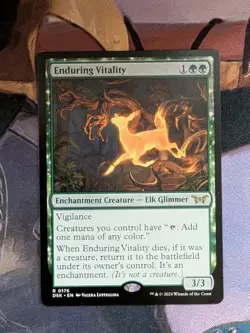 Enduring Vitality Duskmourn: House of Horror Regular NM - Image 1