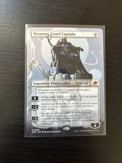 2025 Magic MTG Edge Of Eternities Tezzeret Cruel Captain Borderless #0287 - Image 1