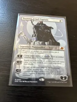 2025 Magic MTG Edge Of Eternities Tezzeret Cruel Captain Borderless #0287 - Image 2