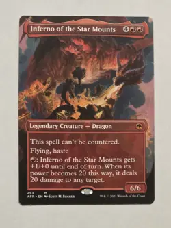 Inferno Of The Star Mounts - Showcase - D&D Forgotten Realms - Near Mint - MTG - Image 1