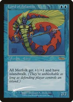 Lord of Atlantis - Foil Promo Junior Super Series LP MTG - Image 1