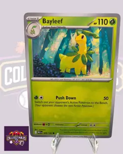 Bayleef 009/132 Me01: Mega Evolution Regular - Free Shipping NM Pokemon - Image 1
