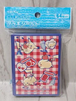 Japanese Pokemon Center Pikachu Hearts Cherry Sleeves NEW - Image 1