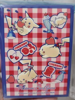 Japanese Pokemon Center Pikachu Hearts Cherry Sleeves NEW - Image 3