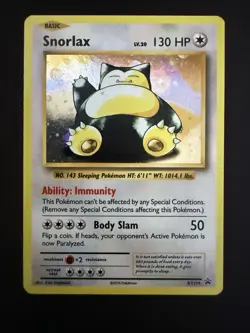 Snorlax XY179 Holo Rare XY Promos Pokemon TCG - Image 1