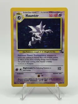 Pokemon TCG Haunter Fossil 6/62 Holo Unlimited Holo Rare - Image 1