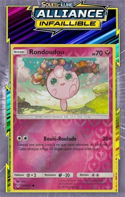 Rondoudou Reverse - SL10:Alliance Infaillible - 134/214 - Carte Pokemon FR - Image 1