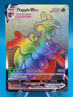 Flapple VMAX 164/163 Rainbow Secret Rare - 2021 Pokemon Battle Styles - Image 1
