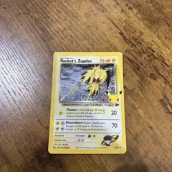 Pokemon TCG Rocket’s Zapdos 15/132 Celebrations Holofoil Rare NM - Image 1