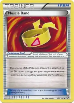 Muscle Band - 121/146 - Uncommon NM, English Pokemon XY Base Set - Image 1
