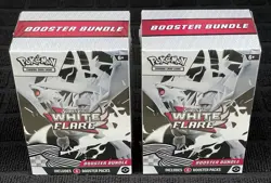 Pokemon TCG Scarlet & Violet White Flare Booster Bundle Boxes Lot of 2 - Image 1