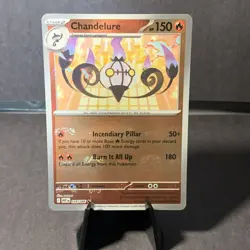 Pokemon TCG Chandelure (Master Ball Pattern) 018/086 Sv: White Flare Holo (135) - Image 1