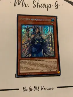PRIESTERIN MIT DEN BLAUEN AUGEN - 1. AUFLAGE LCKC-DE016 DEUTSCH Yu Gi Oh! CARD - Image 3