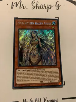 MAID MIT DEN BLAUEN AUGEN - 1. AUFLAGE LCKC-DE012 DE Yu Gi Oh! CARD SECRET RARE - Image 4