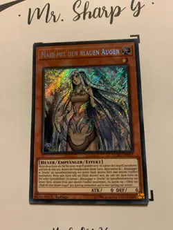 MAID MIT DEN BLAUEN AUGEN - 1. AUFLAGE LCKC-DE012 DE Yu Gi Oh! CARD SECRET RARE - Image 5