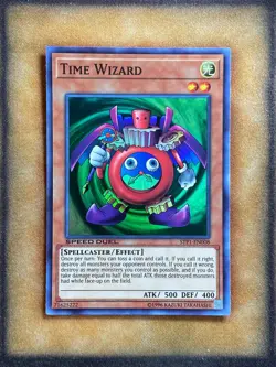 Yugioh Time Wizard STP1-EN008 Speed Duel Super Rare NM - Image 1