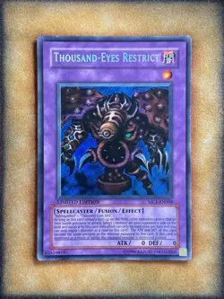 Yugioh Thousand-Eyes Restrict MC1-EN004 Secret Rare Limited Edition MP - Image 1