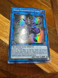 Ninja Grandmaster Saizo OP20-EN010 Unlimited Edition Super Rare NM + BONUS - Image 1