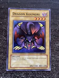 CARTE YU-GI-OH! DRAGON KOUMORI DDK-F005 PROCHE DU NEUF/NM - Image 1
