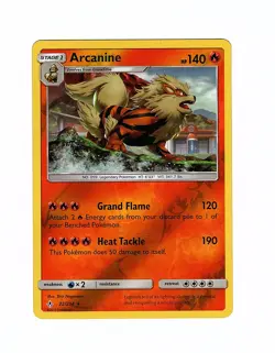 Arcanine 22/214 Sm-Unbroken Bonds Reverse Holo Rare - Pokemon Card - Image 1