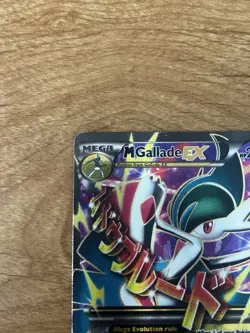 Pokemon TCG Mega-Gallade-EX Roaring Skies Full Art Holo Card 100/108 MP - Image 5