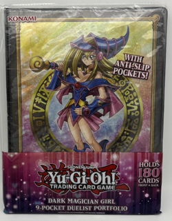 OFFICIAL KONAMI YuGiOh DARK MAGICIAN GIRL 9 Pocket Binder (180 Cards) NEW - Image 1