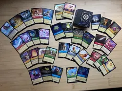Large Disney Lorcana First Chapter Japanese Card Lot. Holos, Foils. Pack Fresh - Image 1