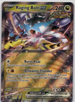 Raging Bolt ex - Promo SV: Scarlet & Violet Promo Cards 145 NM Pokemon - Image 1