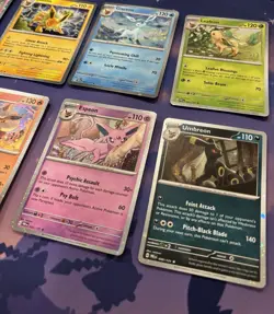 Prismatic Evolutions 8 Cosmos Promo Cards - Costco Mini Tin Promos Set (no tins) - Image 3