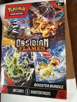 Pokemon Cards - Scarlet & Violet Obsidian Flames - BOOSTER BUNDLE BOX (6 Packs) - Image 1