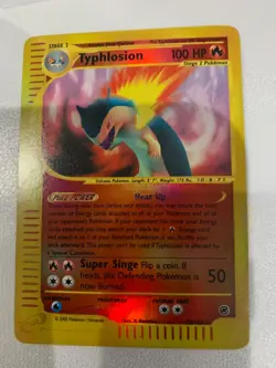 Typhlosion - 28/165 - Holo Rare Expedition Base Set - Pokemon Card - lp - Image 1
