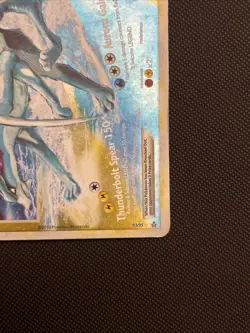 2010 Pokemon TCG Unleashed Raikou Suicune Legend 93/95 Bottom Card Holo MP - Image 4