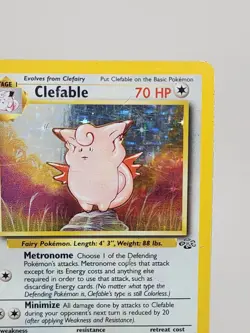 Clefable Pokemon Card Holo Rare 1/64 Jungle Set Excellent Condition - Image 3