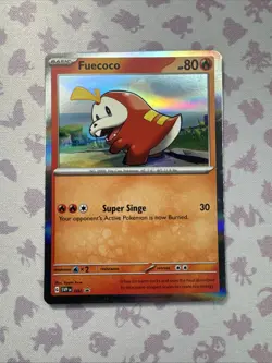 Fuecoco - SVP002 - Pokemon Scarlet & Violet Promo Ultra Rare Holo Card NM - Image 1
