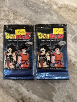 [NEW] (2x) 2000 Dragon Ball Z Trading Cards - Saiyan Saga Series - Image 1