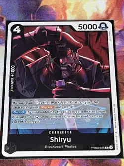 Shiryu PRB-02 PRB02-015 Foil Rare The Best Vol 2 One Piece Card Near Mint NM TCG - Image 1